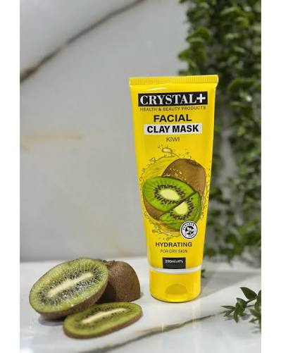 ماسک خاک رس و عصاره کیوی مناسب پوست خشک کریستال ابرسان پوست