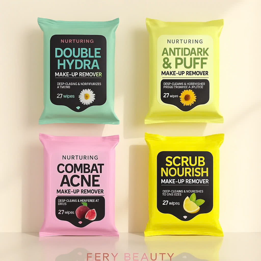 دستمال مرطوب ارایش پاکن۲۷عددی نینو