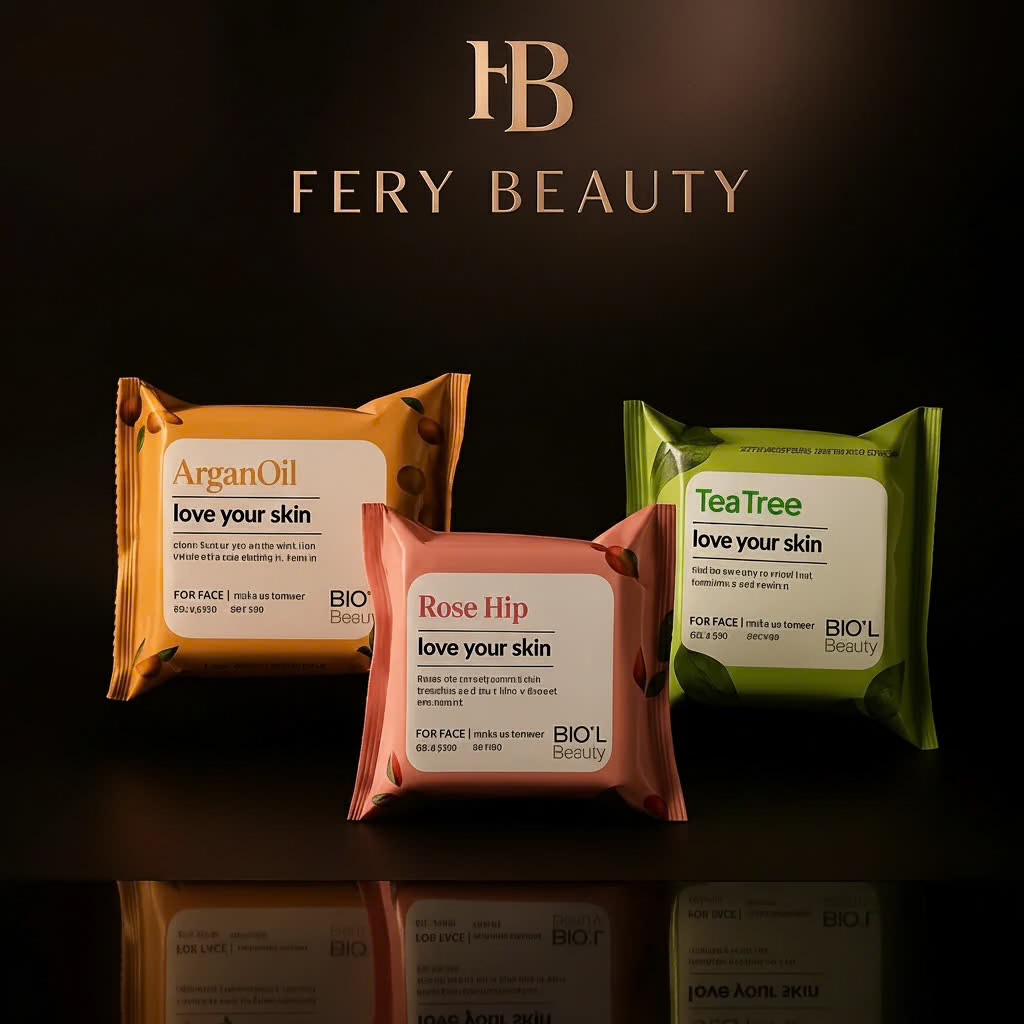 دستمال مرطوب کنندهپاک کننده ارایش صورت بیول