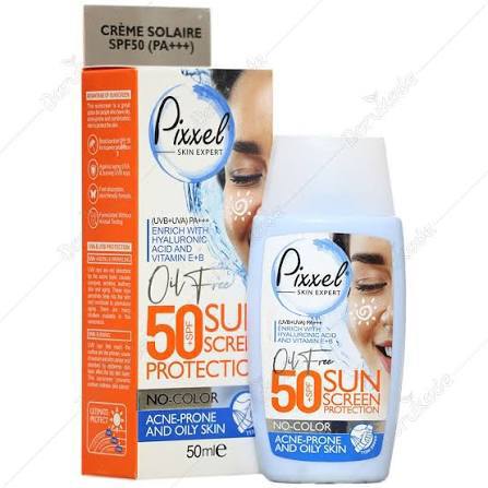 کرم ضد آفتاب پیکسل SPF 50 پوست چرب و جوش‌دار (بی‌رنگ و رنگی)